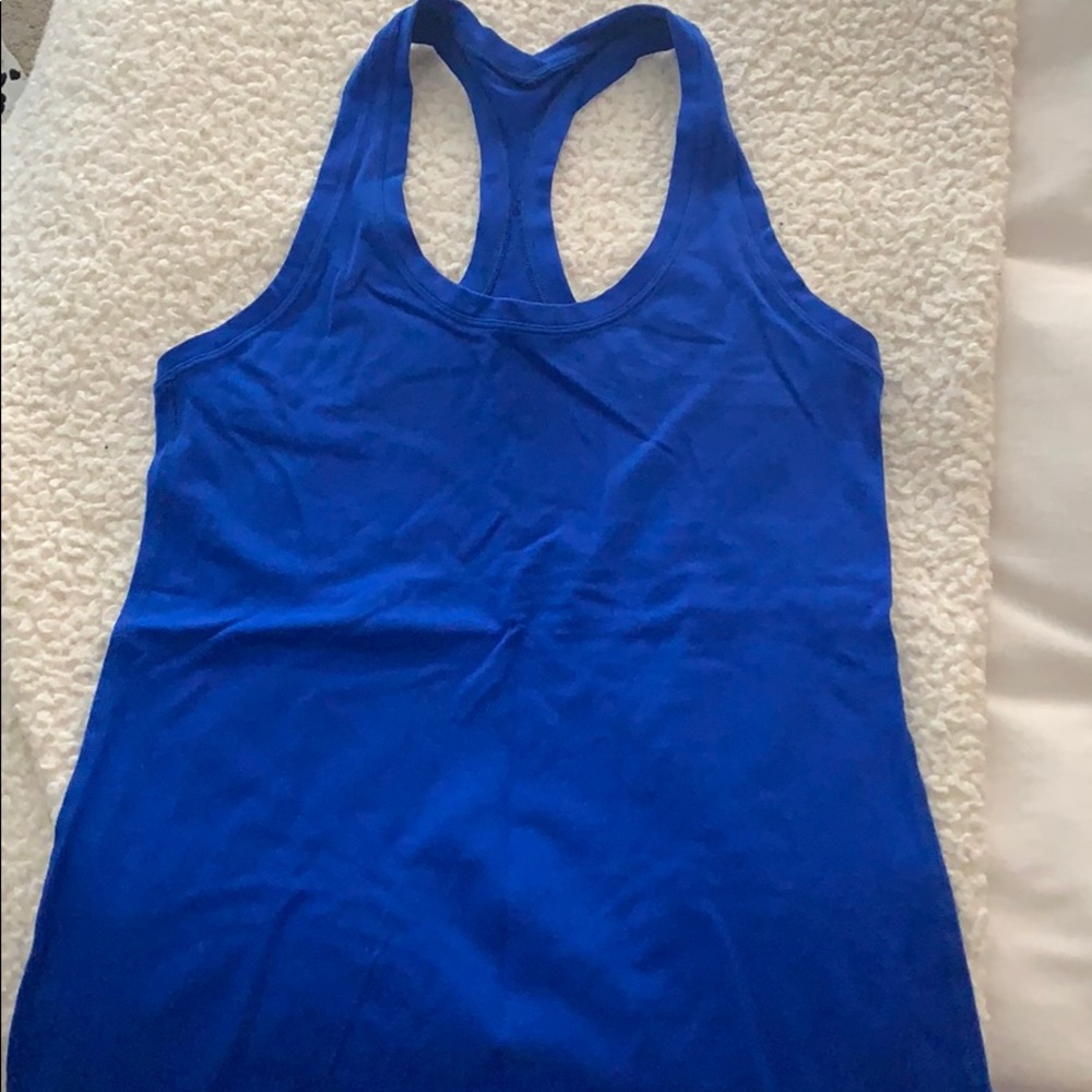 LULULEMON Bright Blue Tank Top